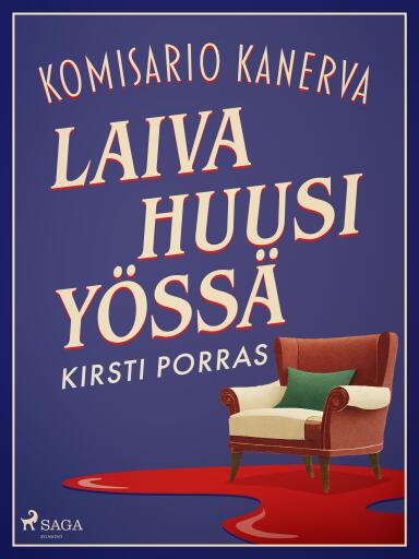 Portada del libro «Laiva huusi yössä», de Kirsti Porras
