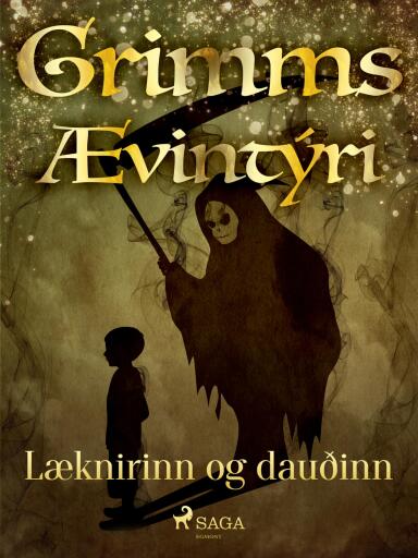 Portada del libro «Læknirinn og dauðinn», de Grimmsbræður
