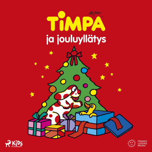Portada del audiolibro «Timpa ja jouluyllätys», de Altan