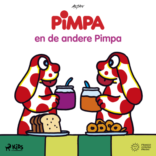 Portada del audiolibro «Pimpa - Pimpa en de andere Pimpa», de Altan