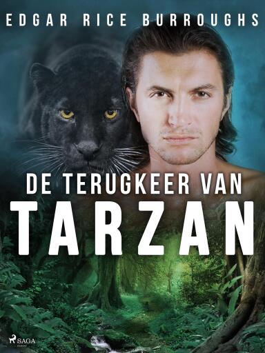 Portada del libro «De terugkeer van Tarzan», de Edgar Rice Burroughs