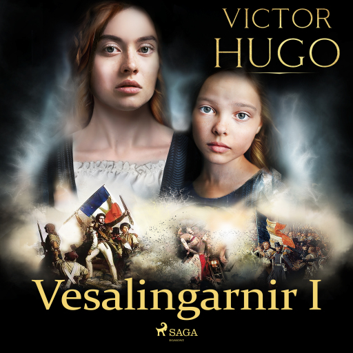 Portada del audiolibro «Vesalingarnir I», de Victor Hugo