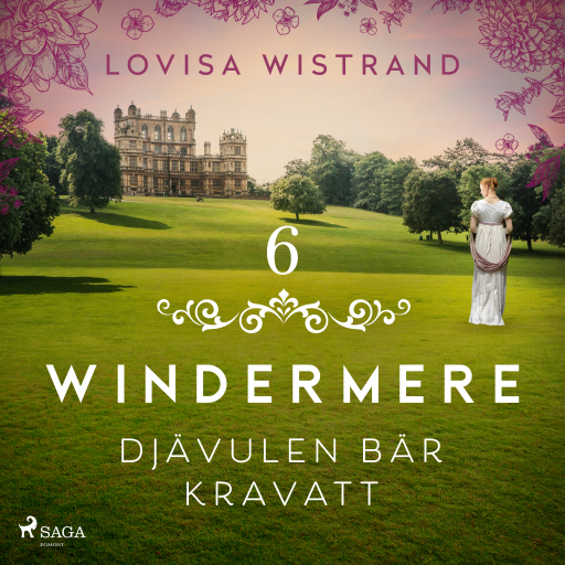 Portada del audiolibro «Djävulen bär kravatt», de Lovisa Wistrand