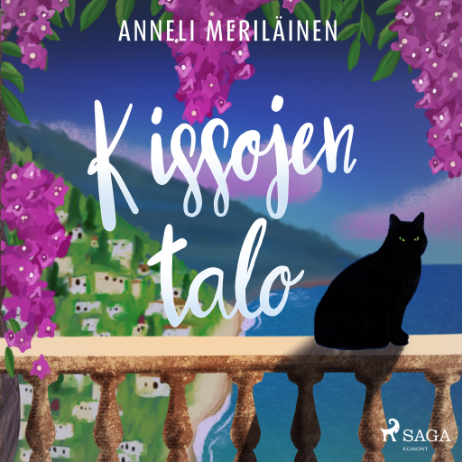 Portada del audiolibro «Kissojen talo», de Anneli Meriläinen