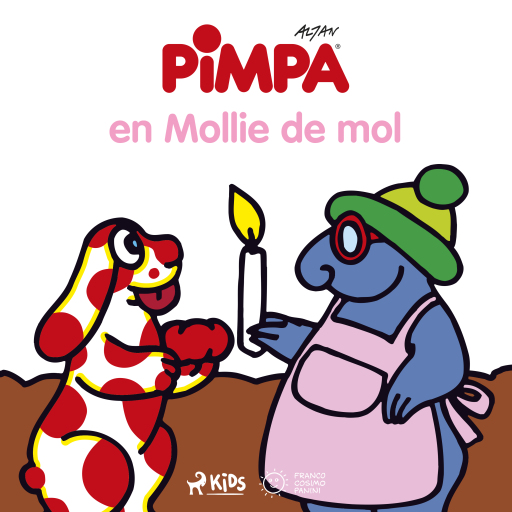 Portada del audiolibro «Pimpa - Pimpa en Mollie de mol», de Altan