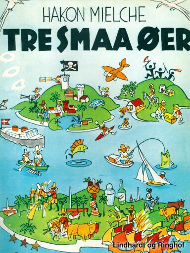 Portada del libro «Tre små øer», de Hakon Mielche