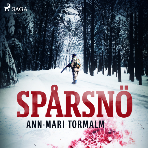 Portada del audiolibro «Spårsnö», de Ann-Mari Tormalm