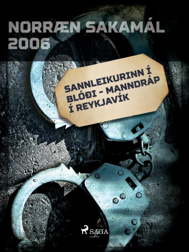 Portada del libro «Sannleikurinn í blóði - Manndráp í Reykjavík», de Forfattere Diverse