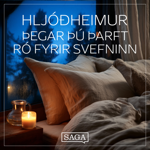 Portada del audiolibro «Hljóðheimur þegar þú þarft ró fyrir svefninn», de Rasmus Broe