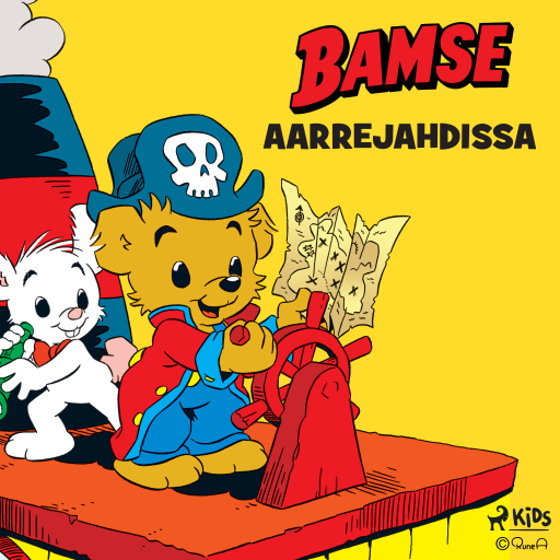 Portada del audiolibro «Bamse aarrejahdissa», de Joakim Gunnarsson