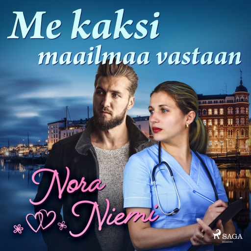 Portada del audiolibro «Me kaksi maailmaa vastaan», de Nora Niemi