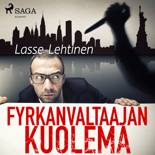 Portada del audiolibro «Fyrkanvaltaajan kuolema», de Lasse Lehtinen