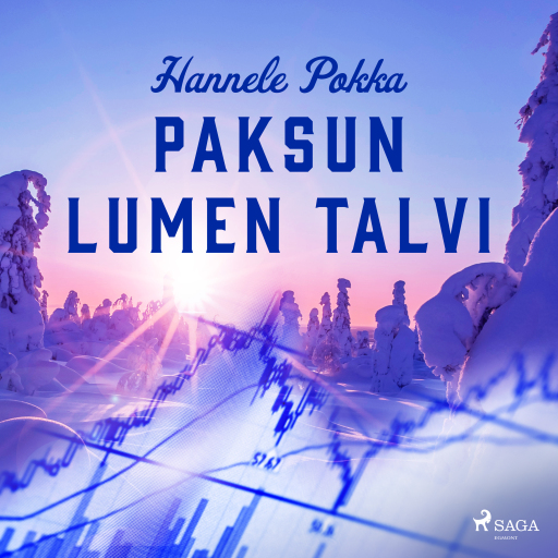 Portada del audiolibro «Paksun lumen talvi», de Hannele Pokka