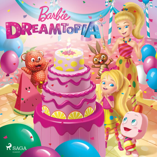 Portada del audiolibro «Barbie Dreamtopia», de Mattel