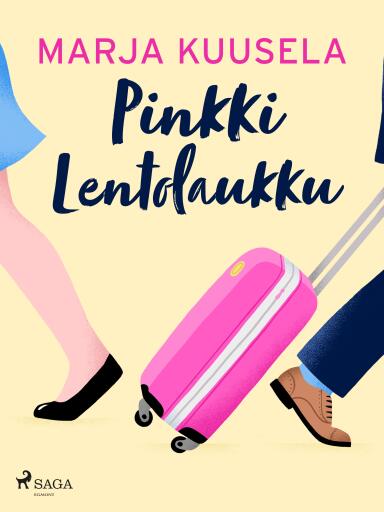 Portada del libro «Pinkki lentolaukku», de Marja Kuusela