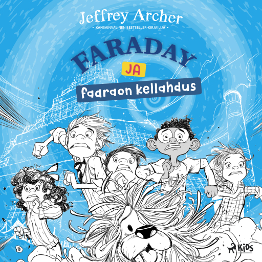Portada del audiolibro «Faraday ja faaraon kellahdus», de Jeffrey Archer