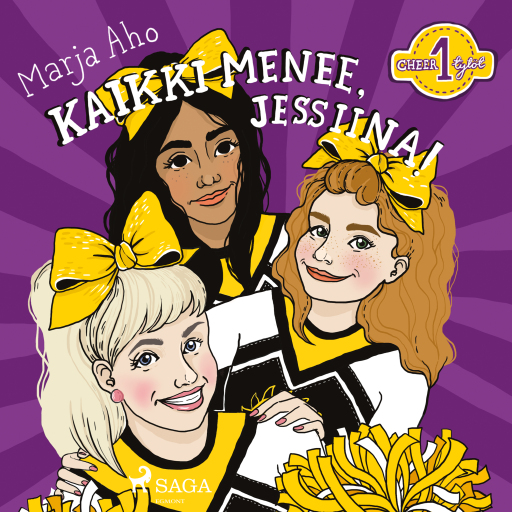 Portada del audiolibro «Kaikki menee, Jessiina!», de Marja Aho