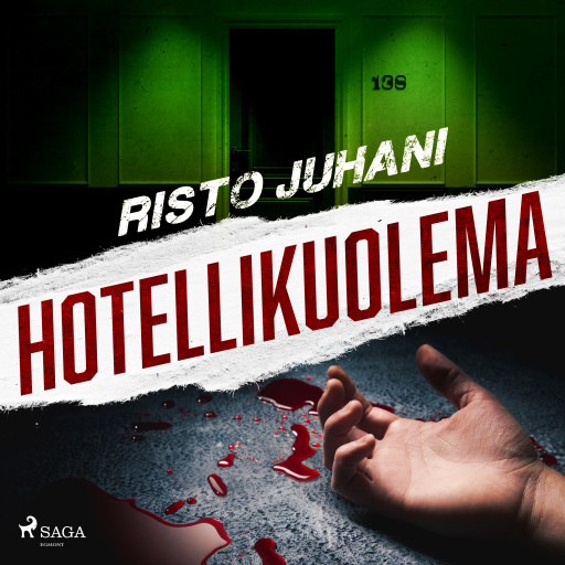 Portada del audiolibro «Hotellikuolema», de Risto Juhani