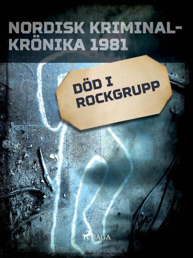Portada del libro «Död i rockgrupp», de Diverse