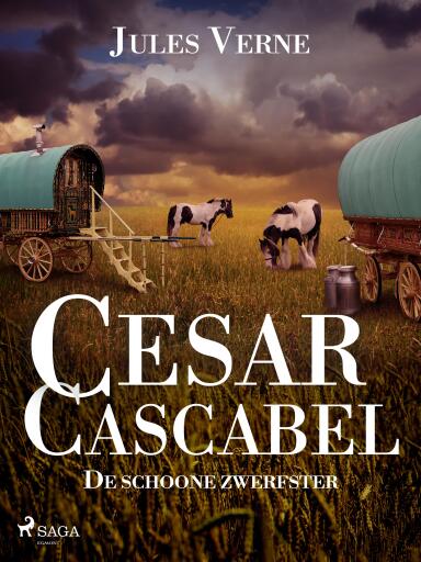Portada del libro «Cesar Cascabel - De schone zwerfster», de Jules Verne