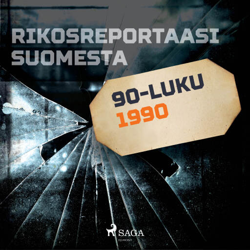 Portada del audiolibro «Rikosreportaasi Suomesta 1990», de Eri tekijöitä