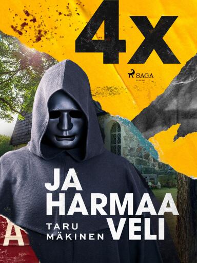 Portada del libro «4X ja harmaa veli», de Taru Mäkinen