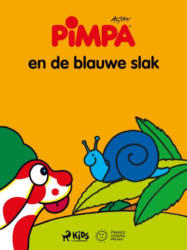 Portada del libro «Pimpa - Pimpa en de blauwe slak», de Altan