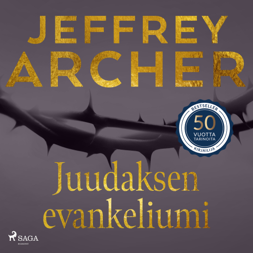 Portada del audiolibro «Juudaksen evankeliumi», de Jeffrey Archer