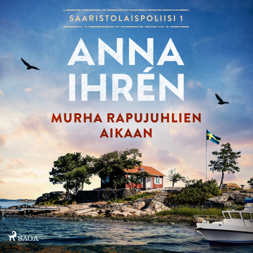 Portada del audiolibro «Murha rapujuhlien aikaan», de Anna Ihrén