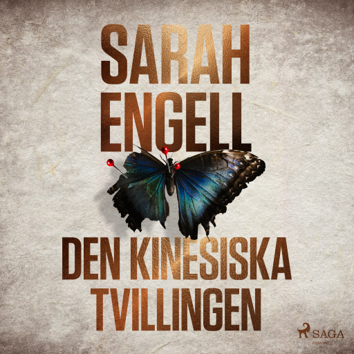 Portada del audiolibro «Den kinesiska tvillingen», de Sarah Engell