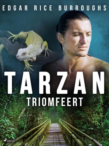 Portada del libro «Tarzan triomfeert», de Edgar Rice Burroughs