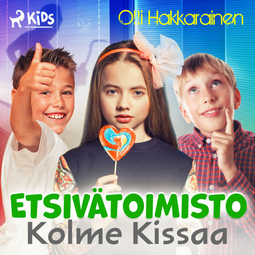 Portada del audiolibro «Etsivätoimisto Kolme Kissaa», de Olli Hakkarainen