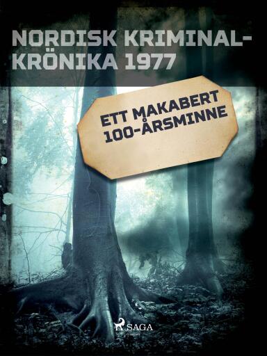 Portada del libro «Ett makabert 100-årsminne», de Diverse