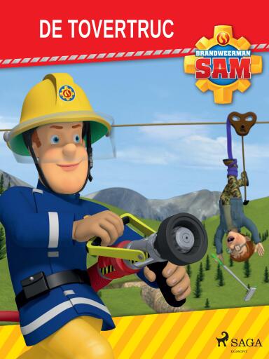 Portada del libro «Brandweerman Sam - De tovertruc», de Mattel