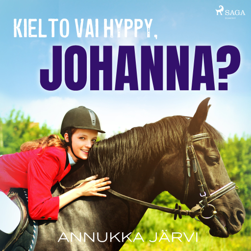 Portada del audiolibro «Kielto vai hyppy, Johanna?», de Annukka Järvi