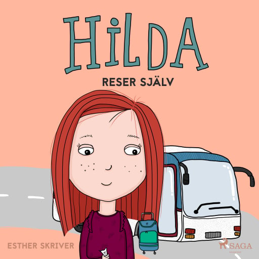 Portada del audiolibro «Hilda reser själv», de Esther Skriver