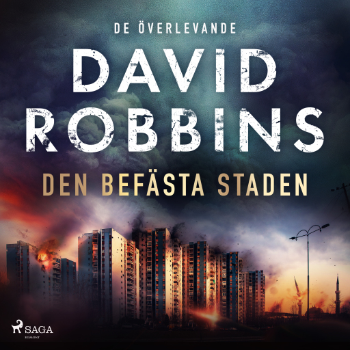 Portada del audiolibro «Den befästa staden», de David Robbins