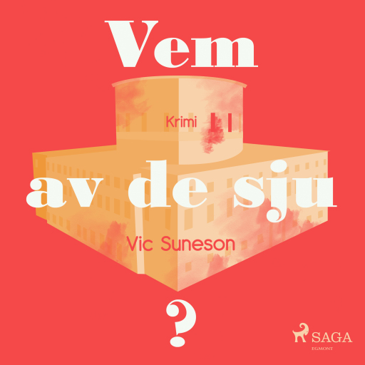 Portada del audiolibro «Vem av de sju?», de Vic Suneson