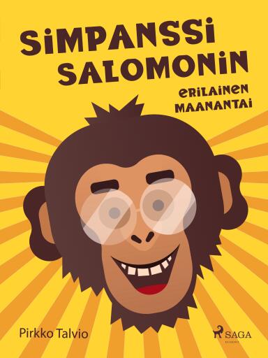 Portada del libro «Simpanssi Salomonin erilainen maanantai», de Pirkko Talvio