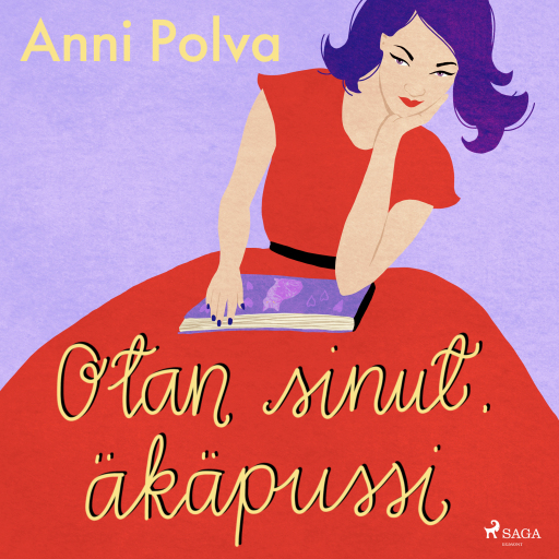 Portada del audiolibro «Otan sinut, äkäpussi», de Anni Polva