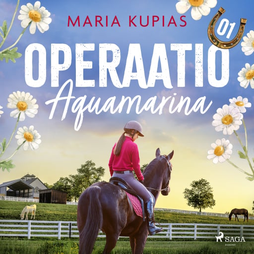 Portada del audiolibro «Operaatio Aquamarina», de Maria Kupias