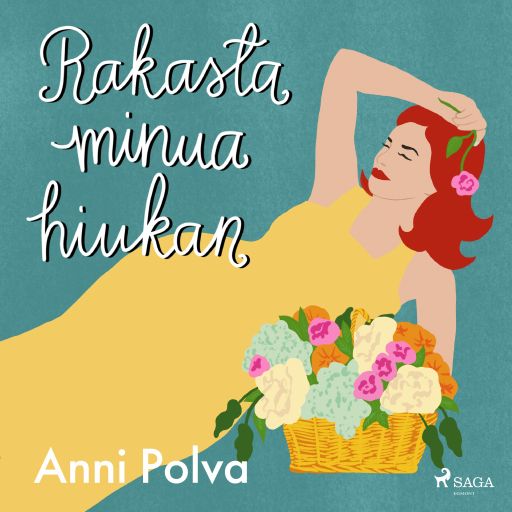 Portada del audiolibro «Rakasta minua hiukan», de Anni Polva