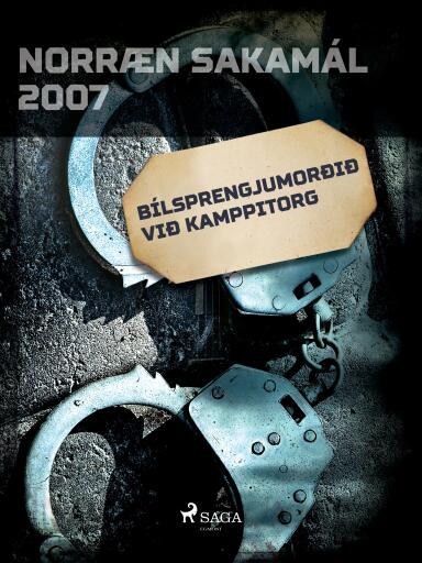 Portada del libro «Bílsprengjumorðið við Kamppitorg», de Forfattere Diverse