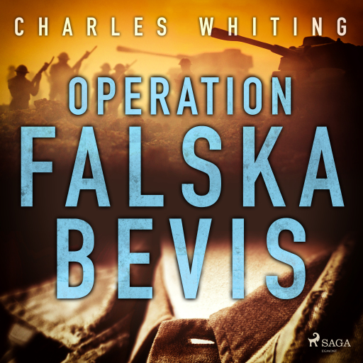 Portada del audiolibro «Operation Falska bevis», de Charles Whiting