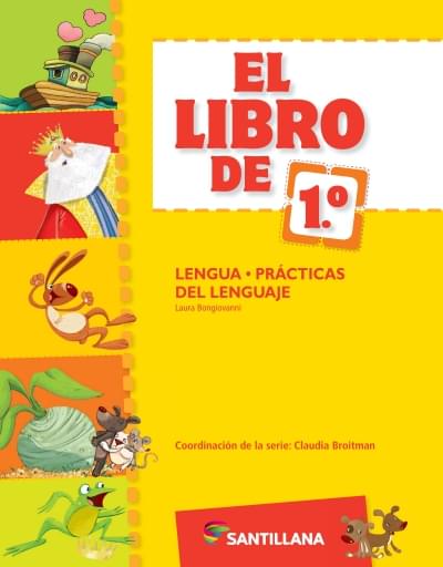 Portada del libro «El libro de 1.° Prácticas del lenguaje»