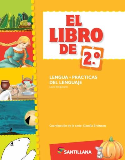 Portada del libro «El libro de 2.° Prácticas del lenguaje»