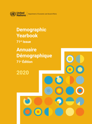 United Nations Demographic Yearbook 2020/Nations Unies Annuaire démographique 2020