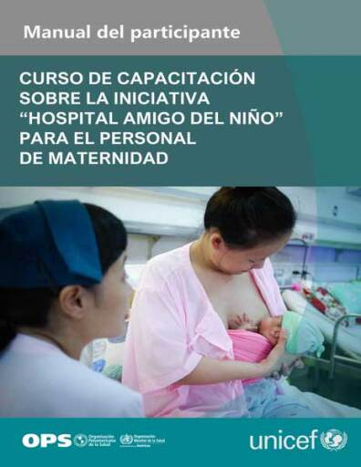 Curso de capacitación sobre la Iniciativa "Hospital Amigo del Niño" para el personal de maternidad