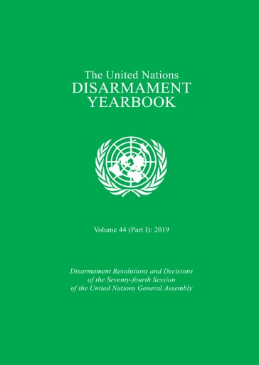 United Nations Disarmament Yearbook 2019