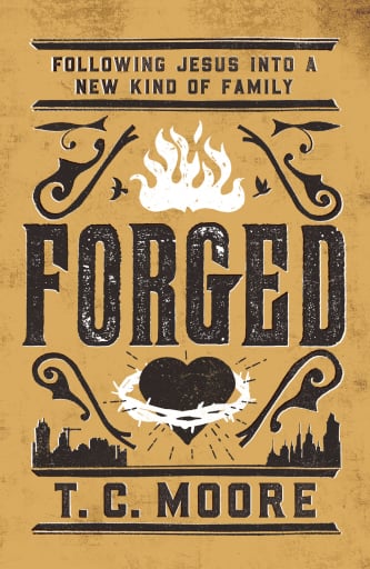 Portada del libro «Forged», de T. C. Moore